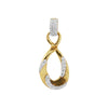Luxury 0.32 Ct Natural Diamond Pendant IGI Certified in 18K Gold for Women