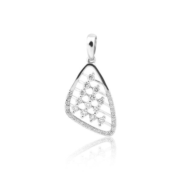 0.32 Ct Pendant in 18K Gold IGI Certified Natural Diamond Jewelry for Women - view 3