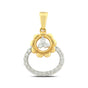 0.38 Ct IGI Certified Natural Diamond Pendant in 18K Gold Jewelry for Women