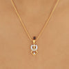 0.19 Ct IGI Certified Natural Diamond Necklace Pendant in 18K Gold - view 4