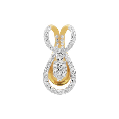 0.40 Ct IGI Certified Natural Diamond Pendant in 18K Gold Engagement Jewelry