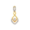 Special Occasion Pendant 0.21 Ct IGI Certified Natural Diamond in 18K Gold