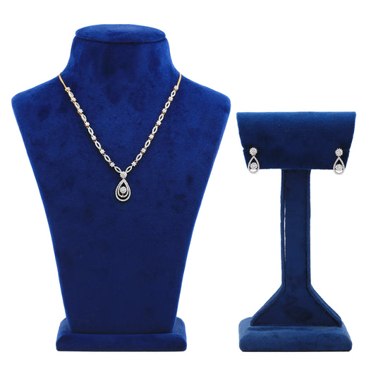 2.95 Ct Genuine Diamond Set IGI Certified 18K Gold G-H VS Women Jewelry
