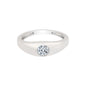 0.50 Ct Natural Diamond Gents Ring 18K Gold IGI Certified J-K Color I1 Clarity