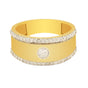 Luxury Men's Natural Diamond Ring 0.67 Ct 18K Gold IGI Certified H-I SI Fine Jewelry