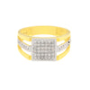 Premium Men's Diamond Ring 0.49 Ct 18K Gold IGI Certified H-I SI Statement Ring