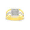 Premium Men's Diamond Ring 0.49 Ct 18K Gold IGI Certified H-I SI Statement Ring