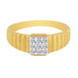 Natural Diamond Gents Ring 0.19 Ct 18K Gold IGI Certified H-I SI Men's Ring