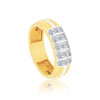 0.35 Ct Diamond Men's Ring 18K Gold IGI Certified H-I I1 Natural Diamond Ring