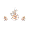 IGI Certified 0.56 Ct Natural Diamond Pendant Set 18K Gold Jewelry for Women