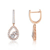 IGI Certified Natural Diamond Pendant Set 1.66 CT VS Clarity G-H-I 18k Gold - view 3