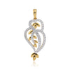 18k Gol IGI Certified Diamond Pendant Set 2.96 ct Necklace Engagement Jewelry - view 4
