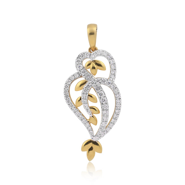 18k Gol IGI Certified Diamond Pendant Set 2.96 ct Necklace Engagement Jewelry - view 4