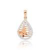 IGI Certified Diamond Pendant 2.00 ct 18K Gold Necklace Engagement Gift - view 3