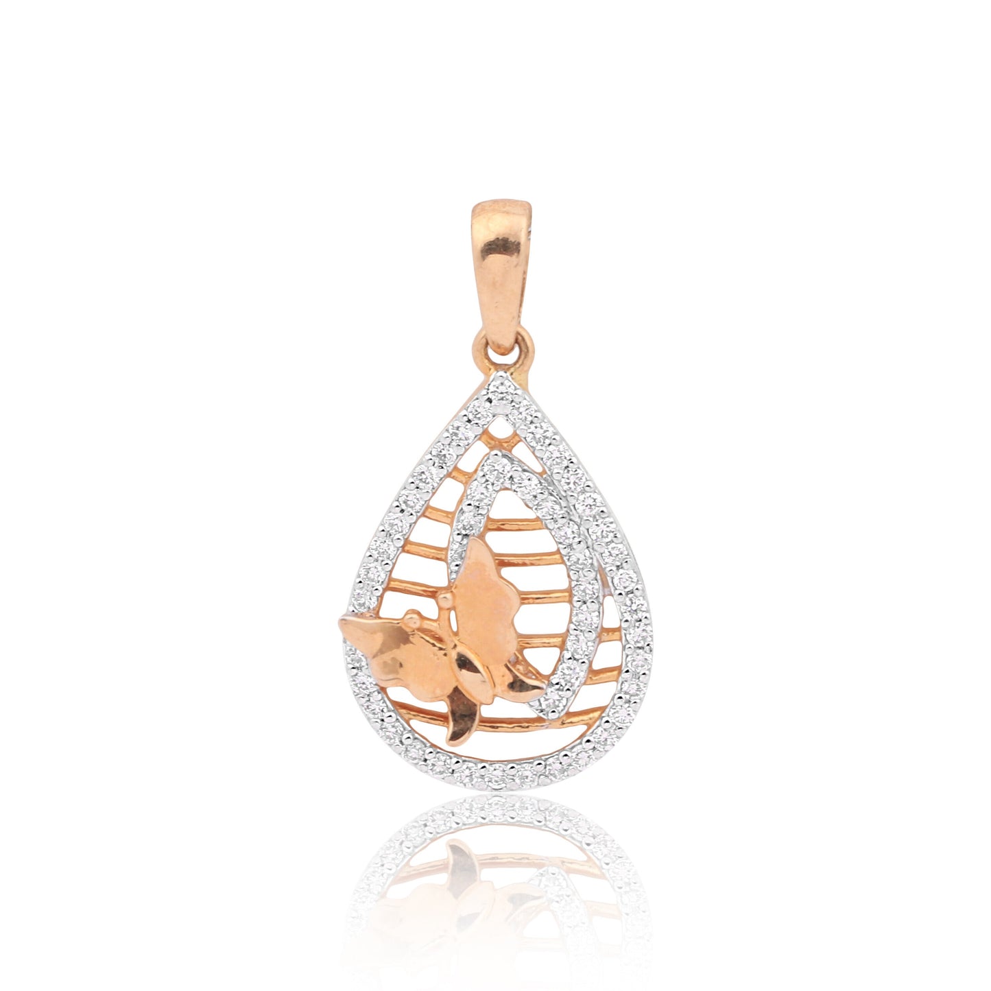 IGI Certified Diamond Pendant 2.00 ct 18K Gold Necklace Engagement Gift - view 3