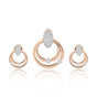 IGI Certified Diamond Pendant Set 0.94 ct 18K Gold Elegant Necklace Jewelry