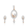 IGI Certified Diamond Pendant Set 2.08 ct 18K Gold Natural Diamond Jewelry