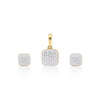 2.94 ct Natural Diamond Pendant Necklace IGI Certified 18K Gold Jewelry