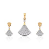 IGI Certified 1.15 Ct Diamond Pendant Set 18K Gold H-I VS Classic Jewelry - view 3