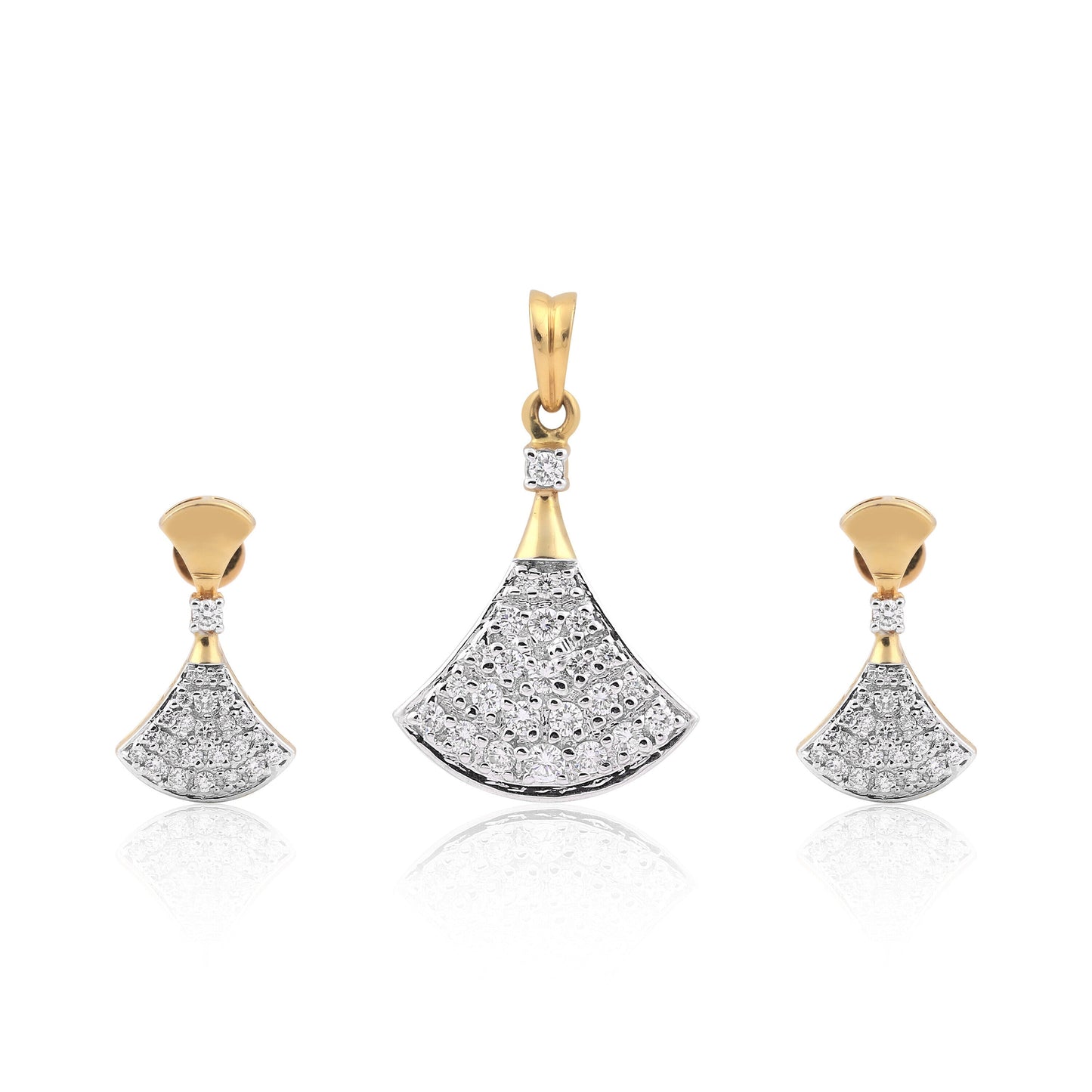 IGI Certified 1.15 Ct Diamond Pendant Set 18K Gold H-I VS Classic Jewelry - view 3