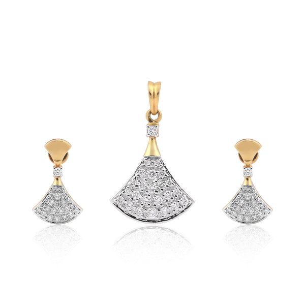 IGI Certified 1.15 Ct Diamond Pendant Set 18K Gold H-I VS Classic Jewelry - view 3