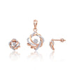 Natural Diamond Pendant Set 0.55 Ct IGI Certified 18K Gold SI Gift for Women - view 2