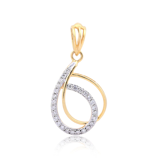 IGI Certified 0.65 Ct Diamond Pendant Set 18K Gold H-I SI Jewelry - view 3
