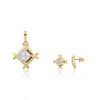 IGI Certified Natural Diamond Pendant 1.38 ct 18K Gold Engagement Necklace - view 2
