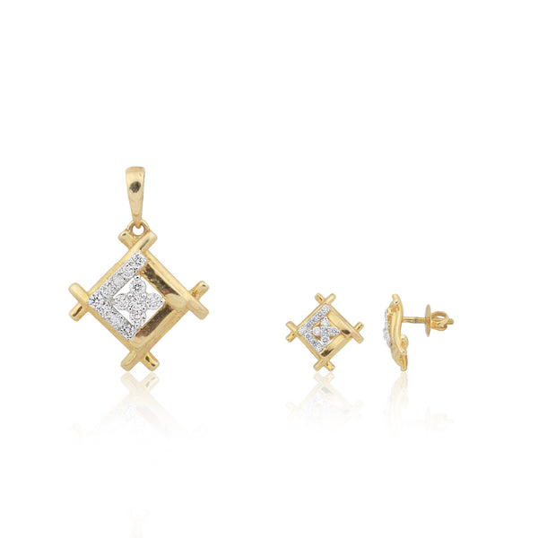 IGI Certified Natural Diamond Pendant 1.38 ct 18K Gold Engagement Necklace - view 2