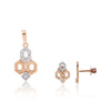 Natural Diamond Pendant Set 0.45 ct IGI Certified 18K Gold Necklace for Women