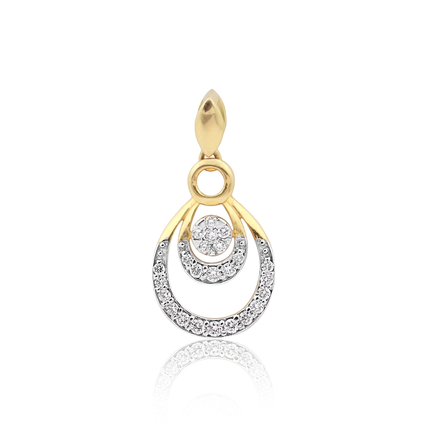 Luxury Diamond Pendant Set IGI Certified 0.78 Ct 18K Gold G-H-I VS Gift Jewelry - view 3