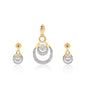 Luxury Diamond Pendant Set IGI Certified 0.78 Ct 18K Gold G-H-I VS Gift Jewelry