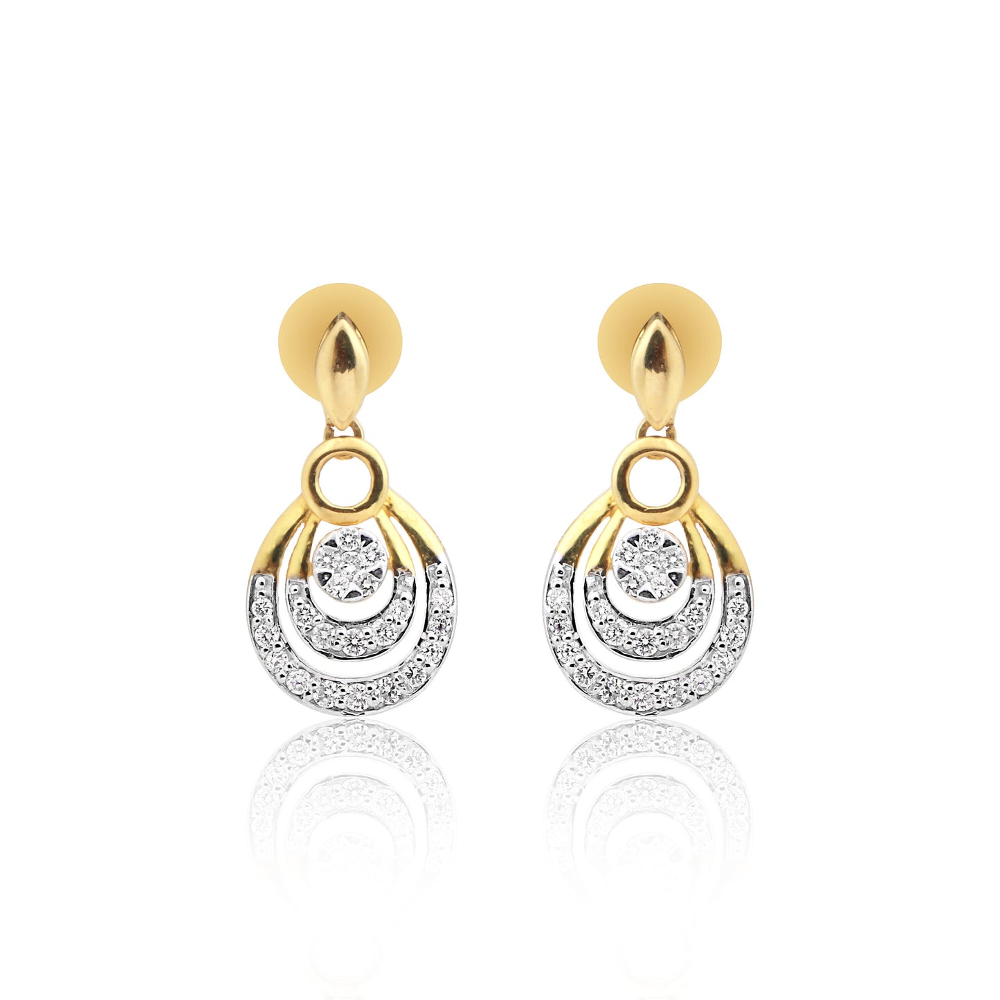 Luxury Diamond Pendant Set IGI Certified 0.78 Ct 18K Gold G-H-I VS Gift Jewelry - view 4