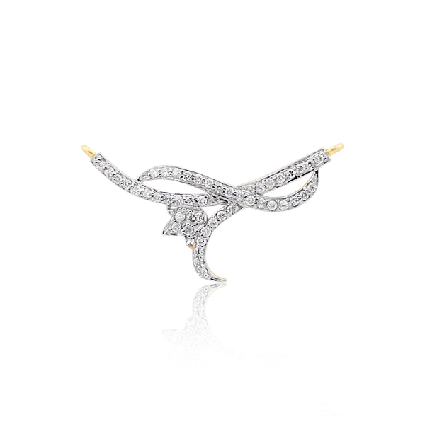 Luxury 0.61 Ct Diamond Pendant Set IGI Certified 18K Gold G-H VS Jewelry - view 3