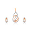 18k Gold IGI Certified 1.17 ct Pendant Set Jewelry G-H VS Clarity