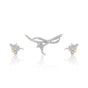 Luxury 0.61 Ct Diamond Pendant Set IGI Certified 18K Gold G-H VS Jewelry