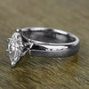 3 Ct Certified Marquise Cut White Moissanite Solitaire Ring For Daughter 18K Gold P 18K Gold Plated