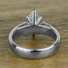 3 Ct Certified Marquise Cut White Moissanite Solitaire Ring For Daughter 18K Gold P 18K Gold Plated