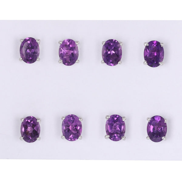 65 Ct Natural Purple Amethyst Earrings - GEMHUB & CO. - View 2