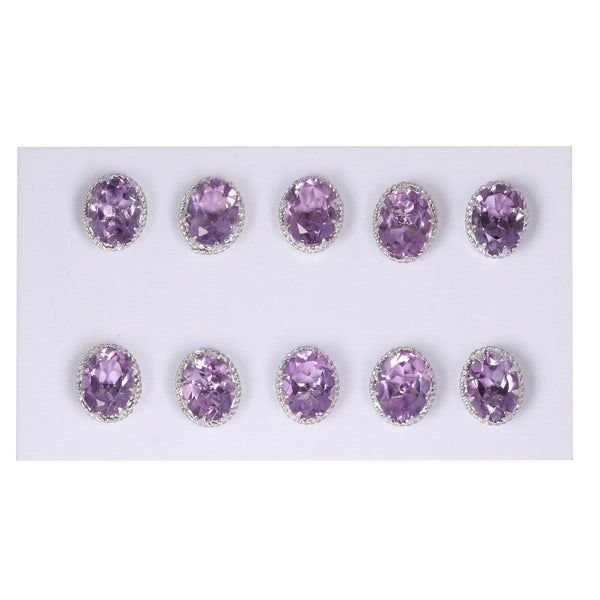 65 Ct Natural Purple Moonstone Earrings - GEMHUB & CO. - View 2