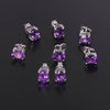 65 Ct Natural Purple Amethyst Earrings - GEMHUB & CO. - View 5