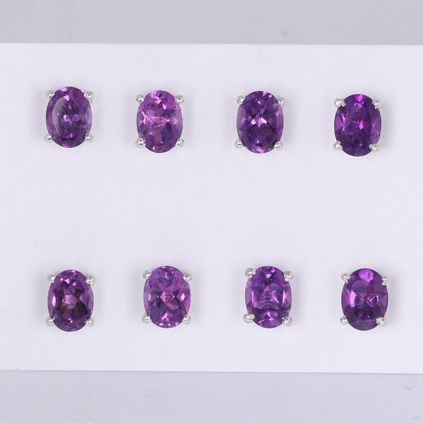 65 Ct Natural Purple Amethyst Earrings - GEMHUB & CO. - View 3