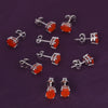 65 Ct Natural Orange Carnelian Earrings - GEMHUB & CO. - View 6