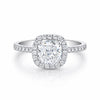 2 Ct Cushion Cut Lab Grown Diamond Ring - GEMHUB & CO. - View 2