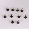 65 Ct Natural Black Agate Earrings - GEMHUB & CO. - View 6