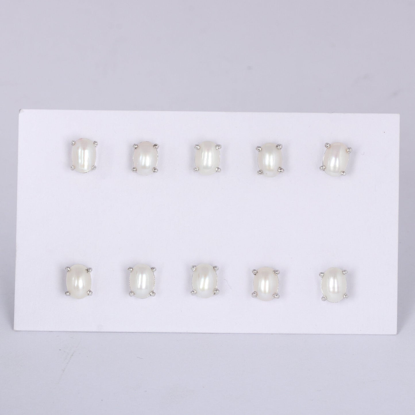 65 Ct Natural White Pearl Earrings - GEMHUB & CO. - View 3