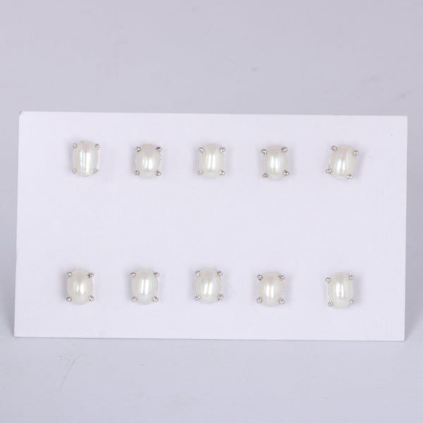 65 Ct Natural White Pearl Earrings - GEMHUB & CO. - View 3