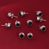 65 Ct Natural Black Agate Earrings - GEMHUB & CO.