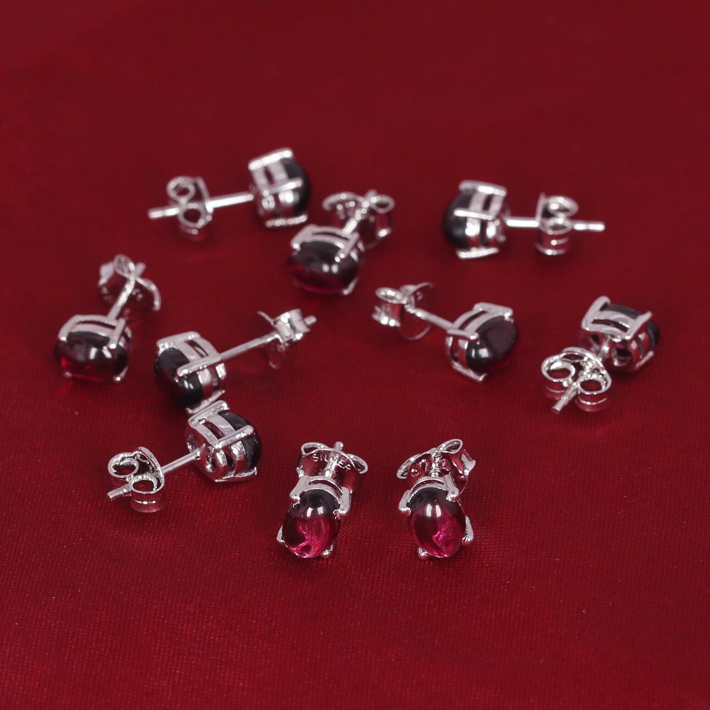 65 Ct Natural Red Garnet Earrings - GEMHUB & CO. - View 5