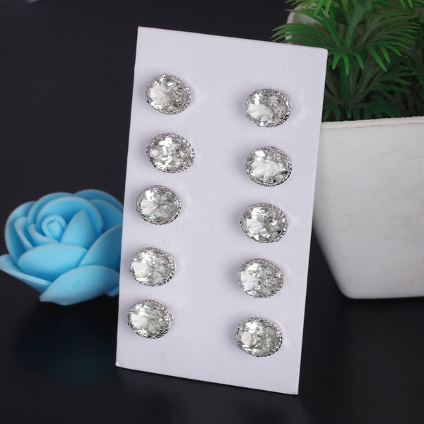 65 Ct Natural Aqua Sky Aquamarine Earrings - GEMHUB & CO.
